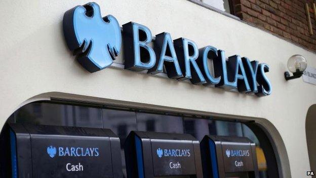 Barclays sign