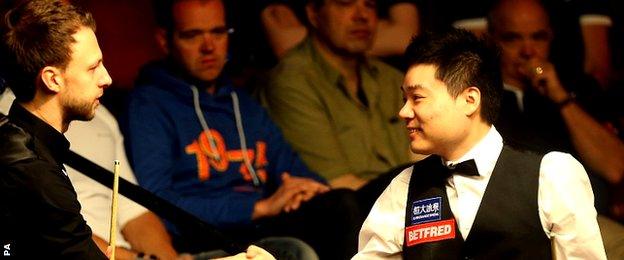 Judd Trump and Ding Junhui