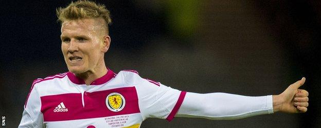 Matt Ritchie makes his Scotland debut against Northern Ireland