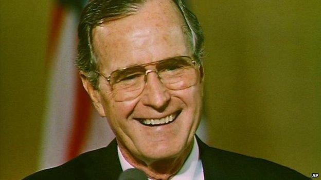 President George Bush in 1989