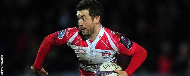 Greig Laidlaw in action for Gloucester