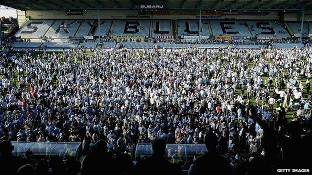 The pitch invasion