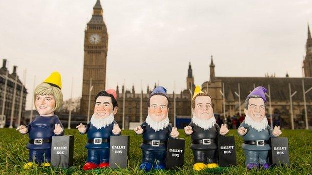 Gnomes of political party leaders