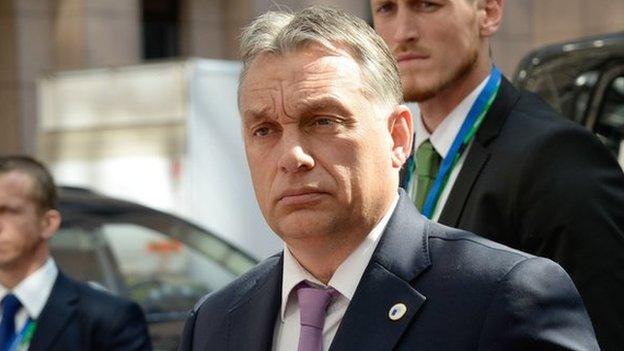 Hungary's Prime minister Viktor Orban