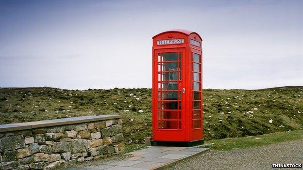 Red phone box