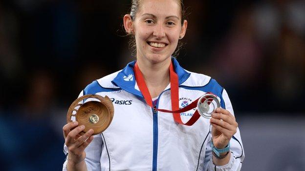 Kirsty Gilmour won silver at Glasgow 2014