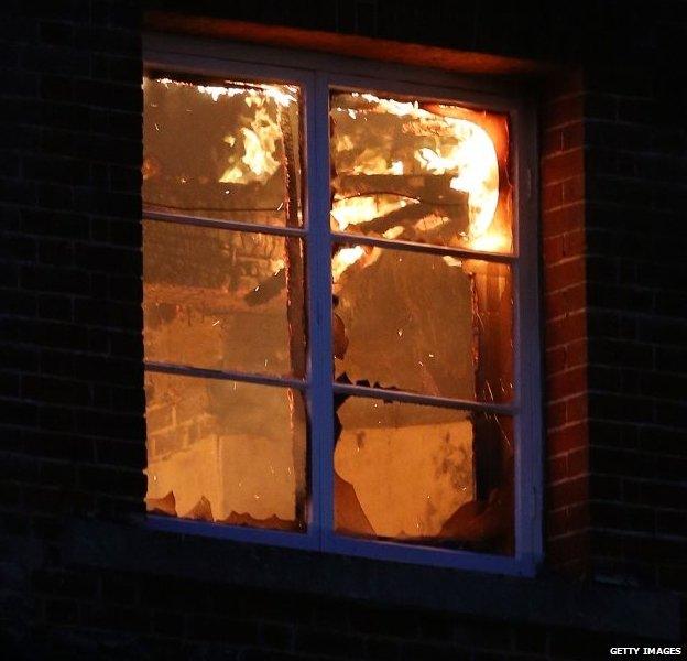 View through a window of Clandon House