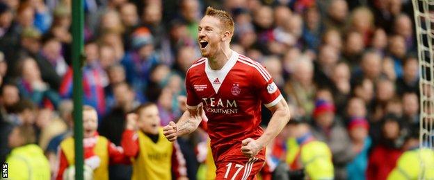 Aberdeen striker Adam Rooney has also been nominated for PFA player of the year after scoring 27 goals this term