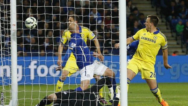 John Terry scores