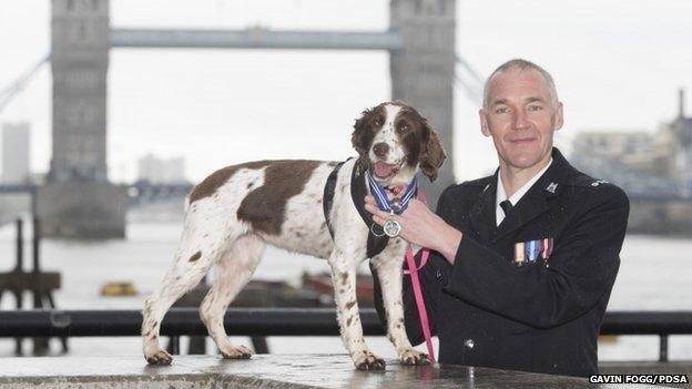 Gwen with PC Ian Crouch