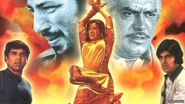 Sholay poster