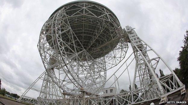 Lovell dish at Jodrell Bank