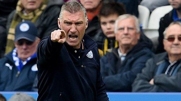 Leicester City manager Nigel Pearson