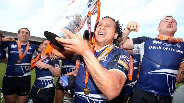 Isa Nacewa ended his first stint with Leinster by winning the Pro12 title in 2013