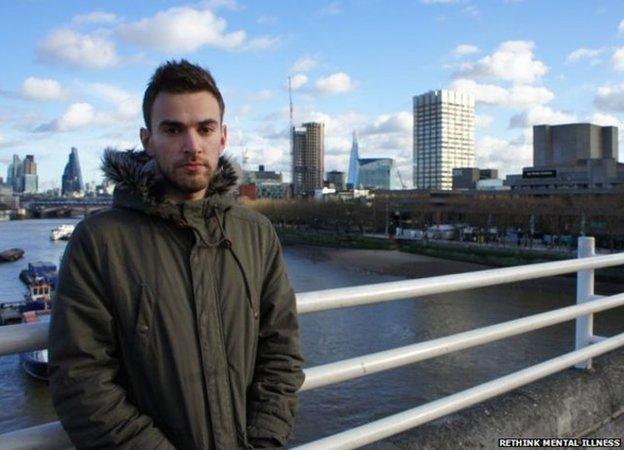 Jonny on Waterloo Bridge