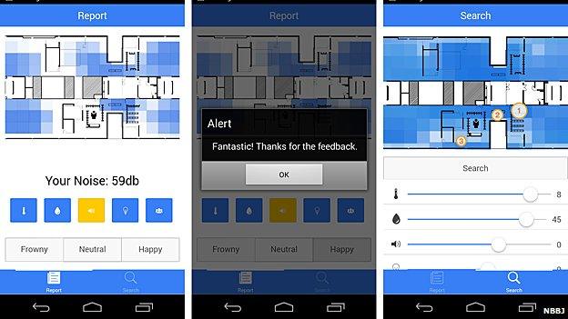 This app is designed to let workers find appropriate workspaces