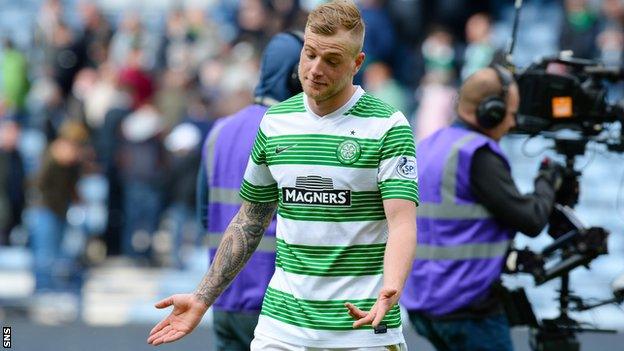 John Guidetti was censured for repeating an "offensive comment" on Dutch TV