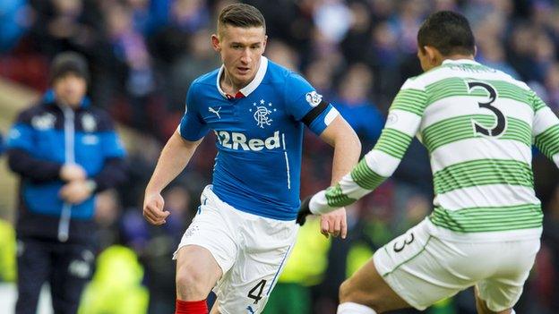 Rangers v Celtic in the Scottish League Cup semi-final