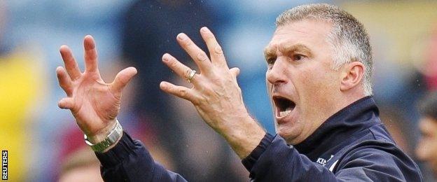 Leicester manager Nigel Pearson