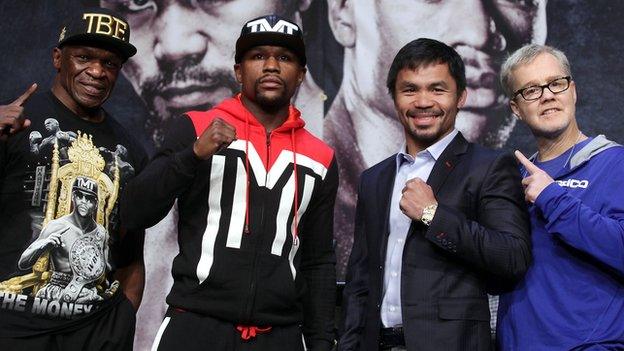 Floyd Mayweather and Manny Pacquiao