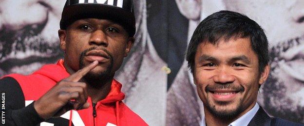 Floyd Mayweather and Manny Pacquiao