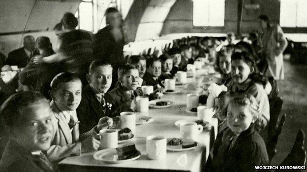 Children at a table