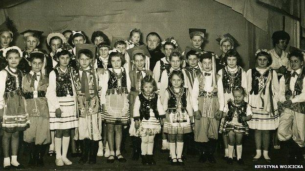 Children in Polish dress