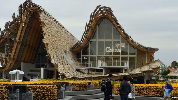 Chinese pavilion at Expo 2015