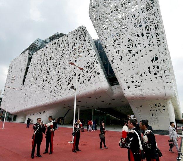 Italian pavilion at Expo 2015