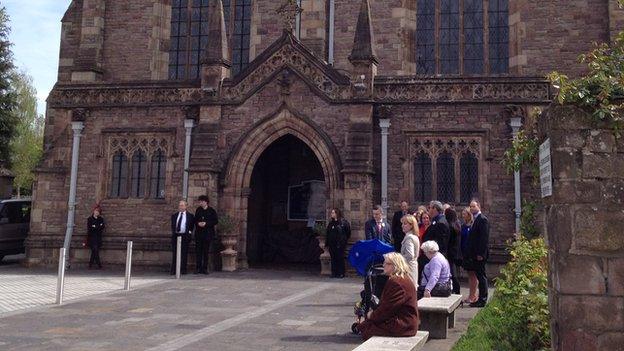 St Mary's Church in Abergavenny