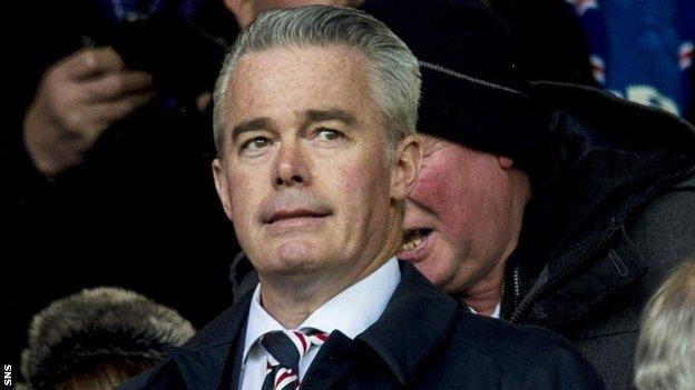 Rangers interim chairman Paul Murray