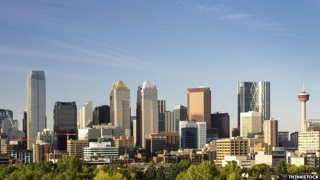 Calgary's skyline