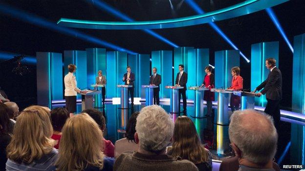 Election leaders debate, April 2015