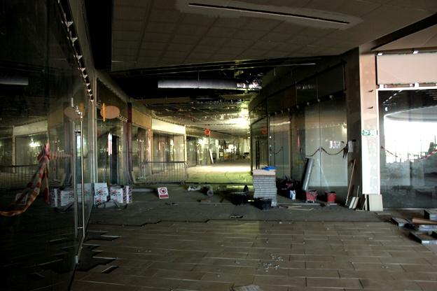 Shopping mall under construction