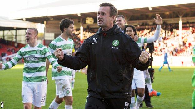 Ronny Deila has won the league title in his first season at Celtic