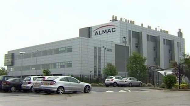 Almac headquarters in Craigavon, County Armagh