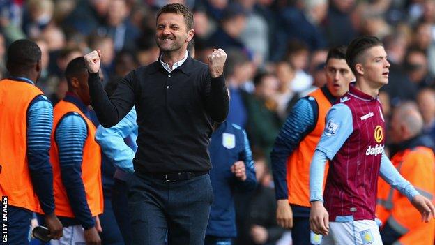 Aston Villa manager Tim Sherwood