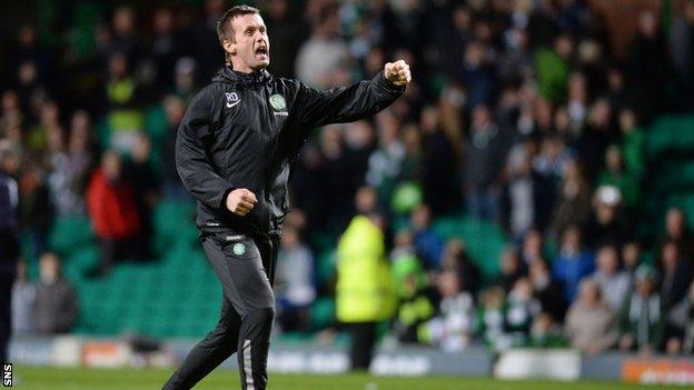 Ronny Deila has led his team 11 points clear at the top of the Scottish Premiership