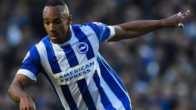 Brighton striker Chris O'Grady