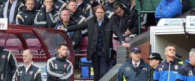 Robbie Neilson was sent to the stand