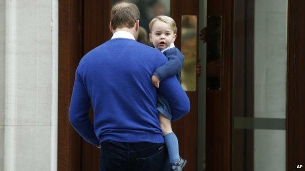 Prince William and Prince George