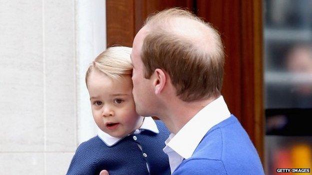 Prince William and Prince George