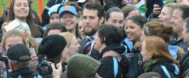 Henry Cavill and Guernsey women