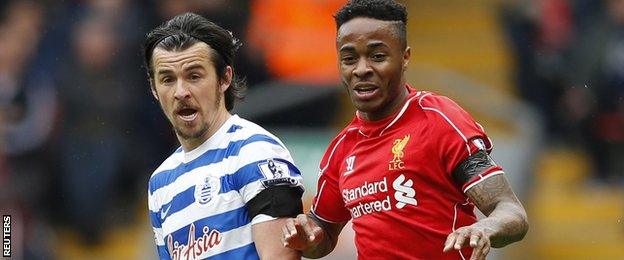 Joey Barton and Raheem Sterling