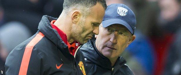 Tony Pulis and Ryan Giggs