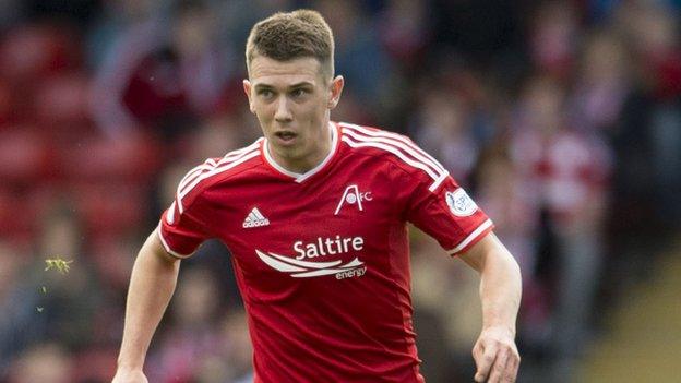 Aberdeen midfielder Ryan Jack