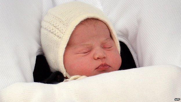 Newly-born daughter of Duke and Duchess