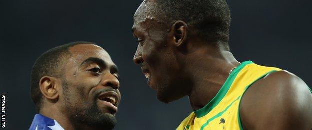 Usain Bolt Tyson Gay