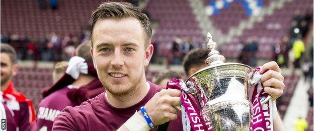 Hearts captain Danny Wilson