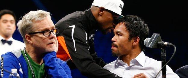 Floyd Mayweather and Manny Pacquiao